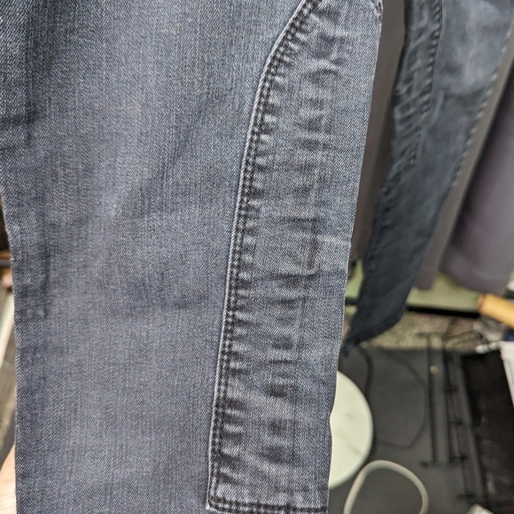 Wax Biker Style Skinny Jeans Sz 3 - Picture 6 of 11